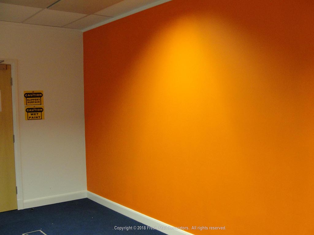 interior decorators in birmingham paint feature wall
