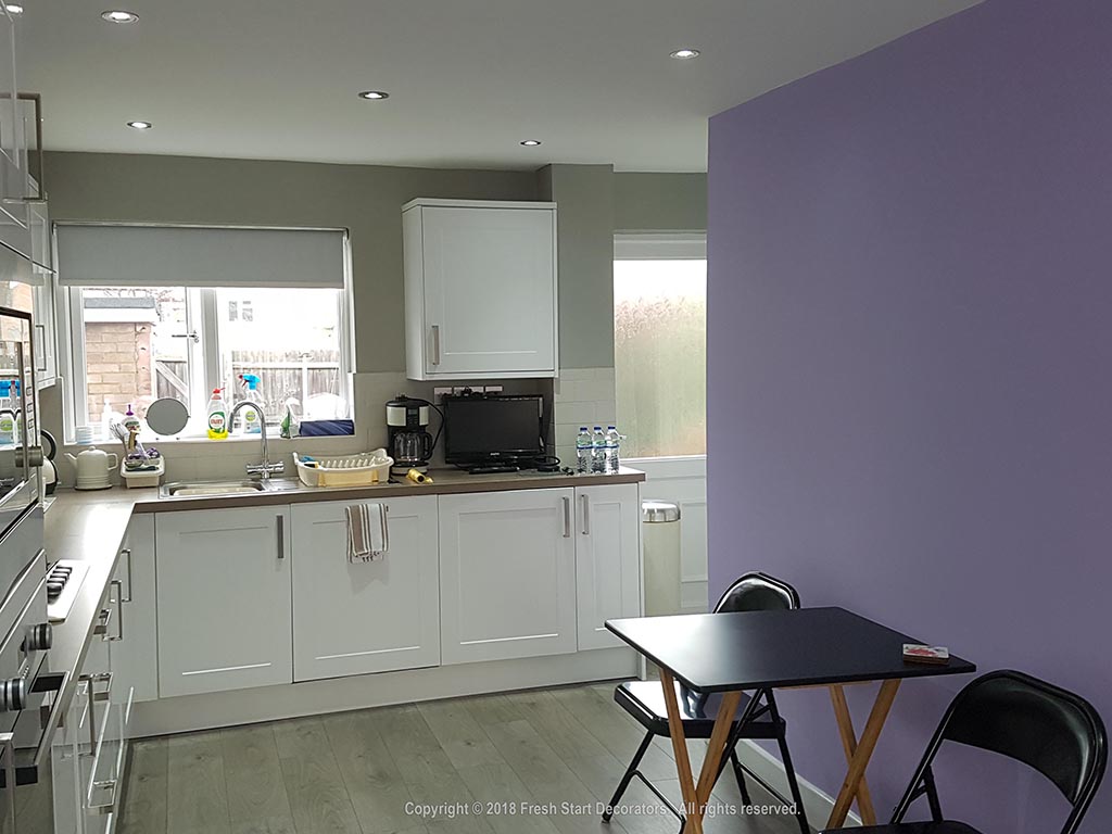interior painters paint kitchen in midlands