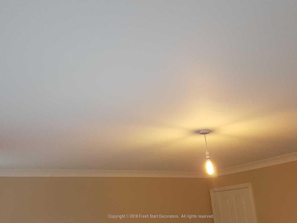 ceiling painted by fresh start decorators